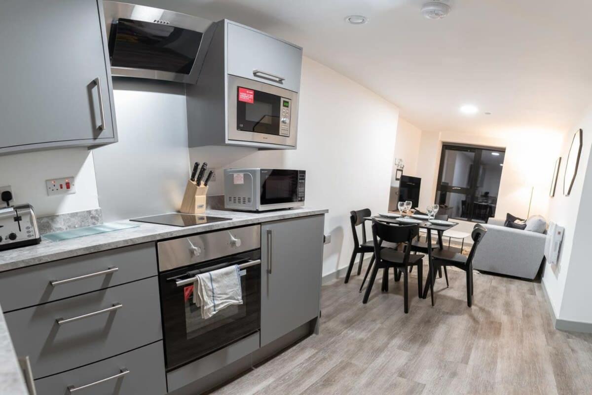 Contemporary 1 Bed Apartment In Central Liverpool Luaran gambar